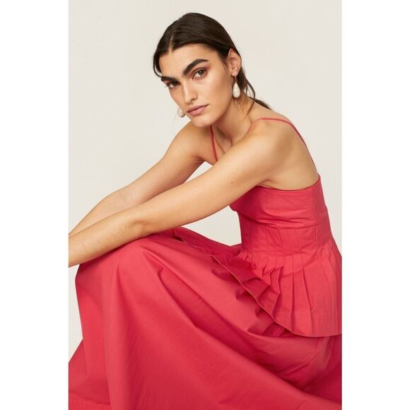 co collection peplum dress pink small - Picture 4 of 12